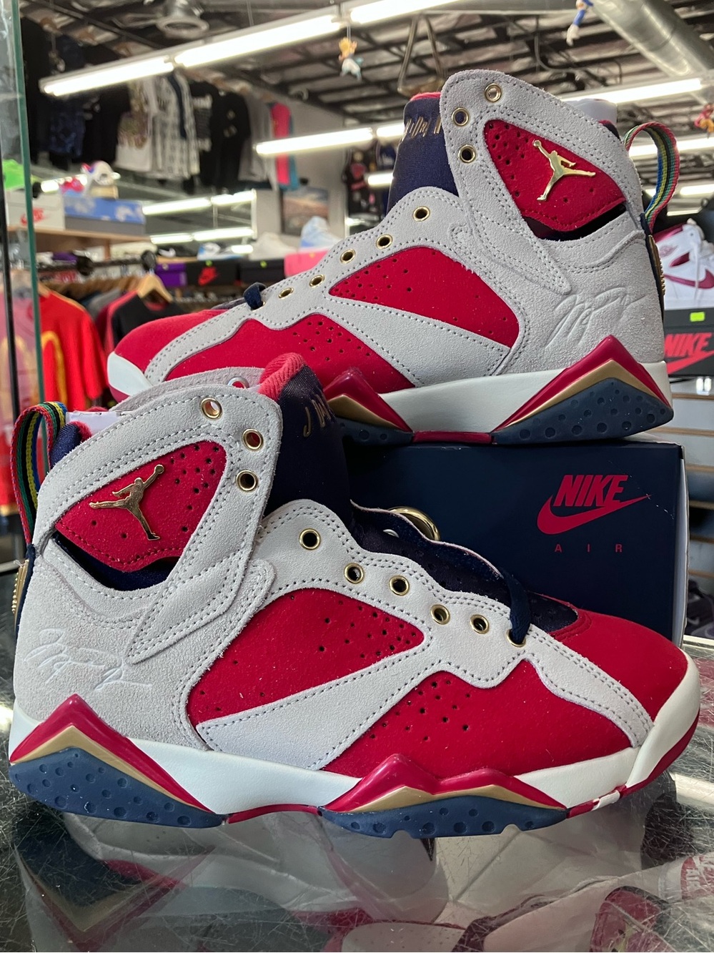 Womenās Air Jordan 7 Retro Trophy Room New Sheriff in Town Size 8